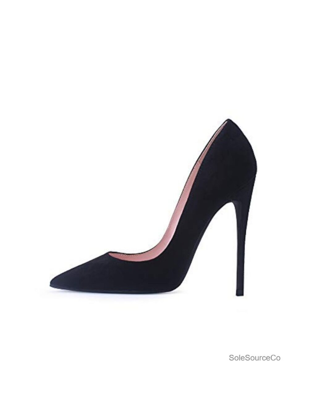 Pointed Toe Stiletto High Heel Pumps 4.7 Inch Memory Foam Party Work Shoes